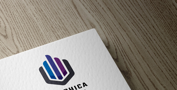 Шаблон логотипа на тему графика