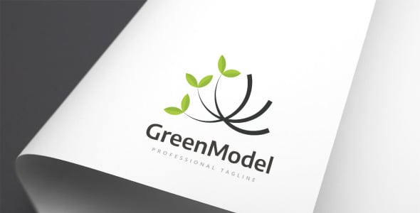 Шаблон логотипа на тему графика