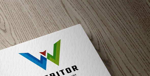 Шаблон логотипа на тему графика