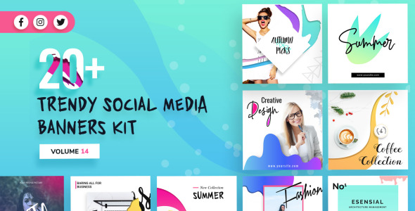 Шаблон для соцсетей на тему графика