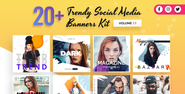 Шаблон для соцсетей на тему графика