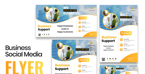 Шаблон для соцсетей на тему графика