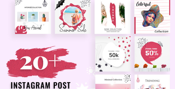 Шаблон для соцсетей на тему графика