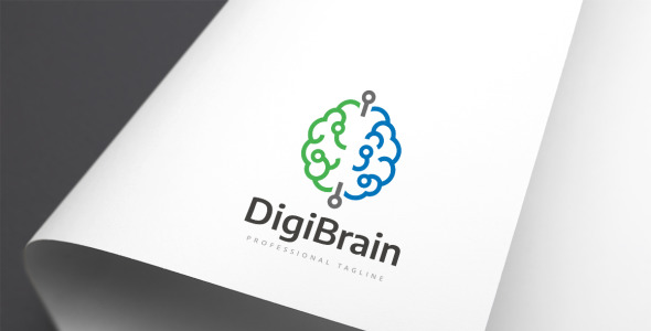 Шаблон логотипа на тему графика