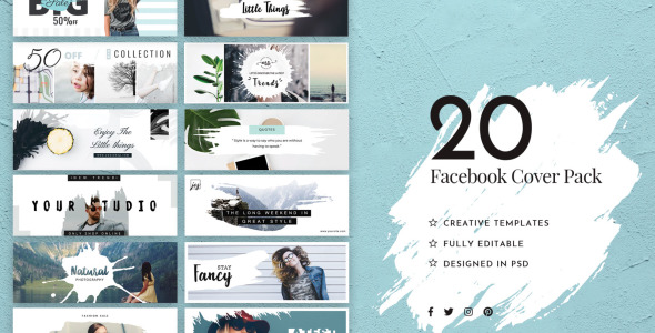 Шаблон для соцсетей на тему графика