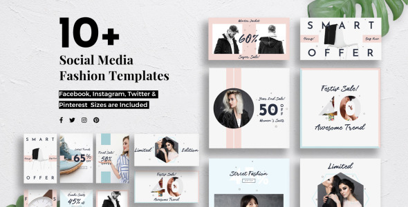 Шаблон для соцсетей на тему графика