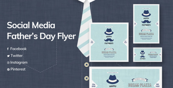 Шаблон для соцсетей на тему графика