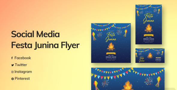 Шаблон для соцсетей на тему графика