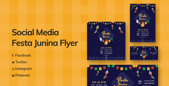 Шаблон для соцсетей на тему графика