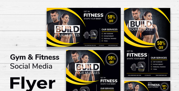 Шаблон для соцсетей на тему графика