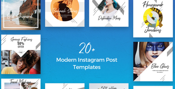 Шаблон для соцсетей на тему графика