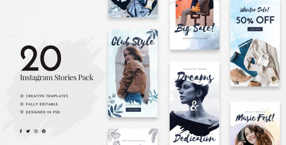 Шаблон для соцсетей на тему графика