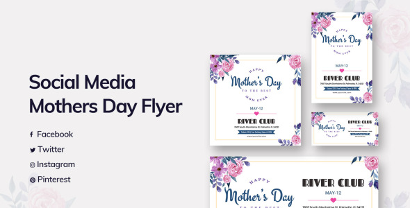 Шаблон для соцсетей на тему графика