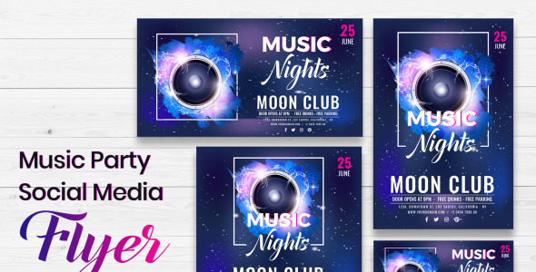 Шаблон для соцсетей на тему графика