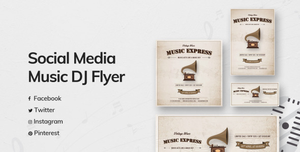 Шаблон для соцсетей на тему графика