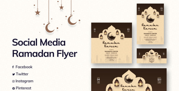 Шаблон для соцсетей на тему графика