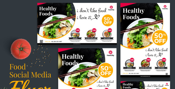 Шаблон для соцсетей на тему графика