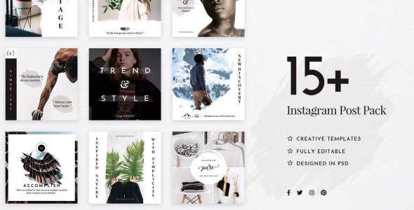 Шаблон для соцсетей на тему графика