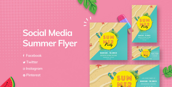 Шаблон для соцсетей на тему графика