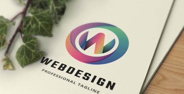 Шаблон логотипа на тему графика