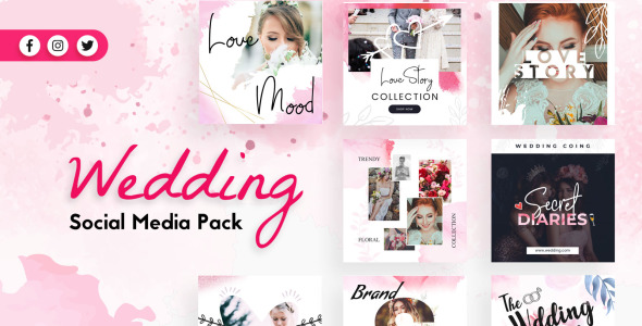 Шаблон для соцсетей на тему графика