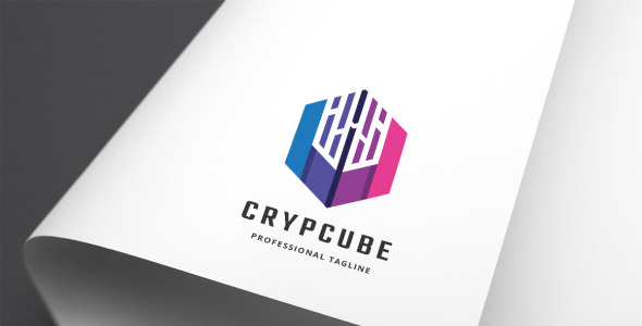 Шаблон логотипа на тему графика