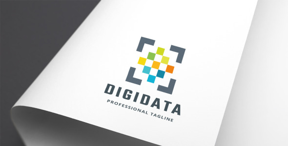 Шаблон логотипа на тему графика