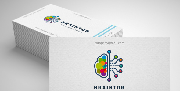 Шаблон логотипа на тему графика