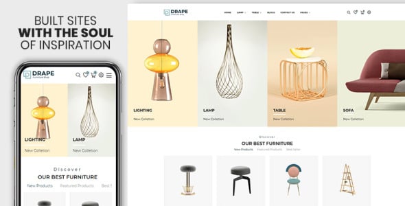 Furniture &amp; Interior Bootstrap Shopify Theme