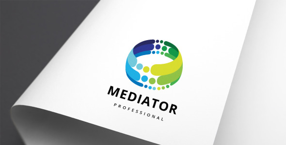 Шаблон логотипа на тему графика