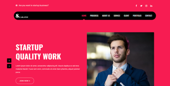 Business Landing Page Template