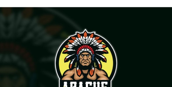 Шаблон логотипа на тему графика