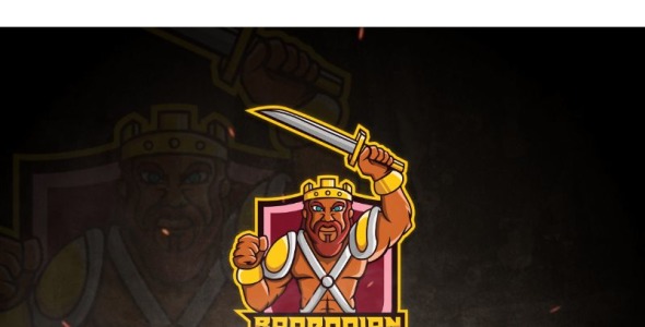 Шаблон логотипа на тему графика