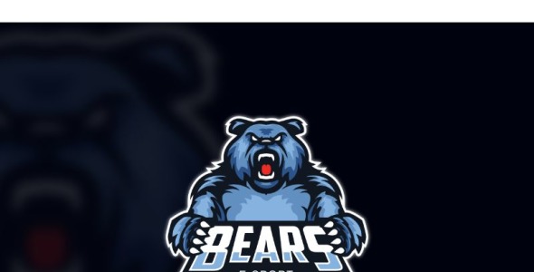 Шаблон логотипа на тему графика