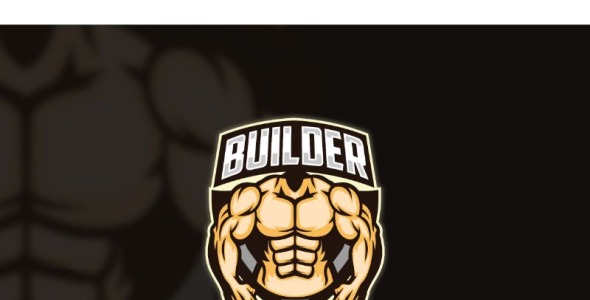 Шаблон логотипа на тему графика