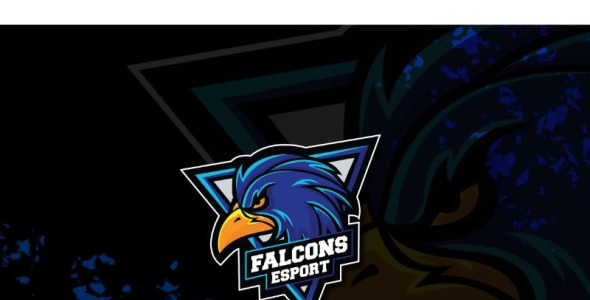 Шаблон логотипа на тему графика