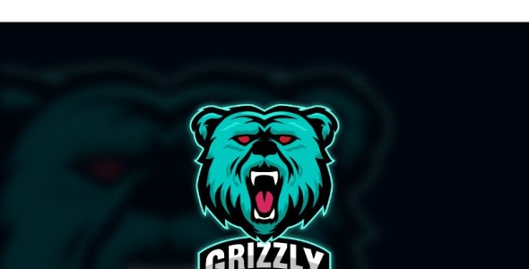 Шаблон логотипа на тему графика