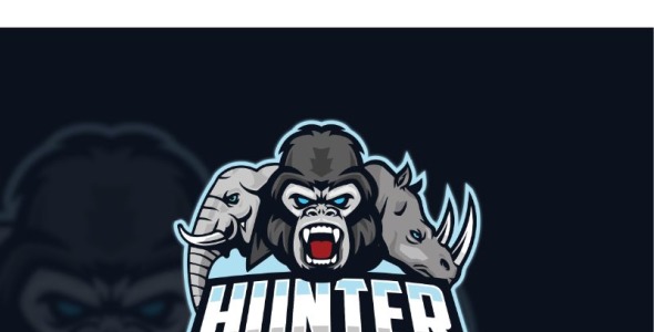 Шаблон логотипа на тему графика