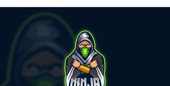 Шаблон логотипа на тему графика