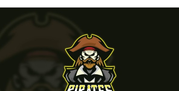 Шаблон логотипа на тему графика