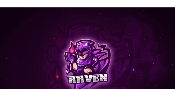 Шаблон логотипа на тему графика