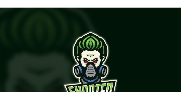 Шаблон логотипа на тему графика