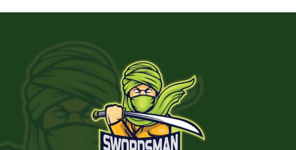 Шаблон логотипа на тему графика