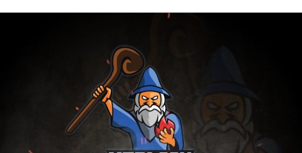 Шаблон логотипа на тему графика