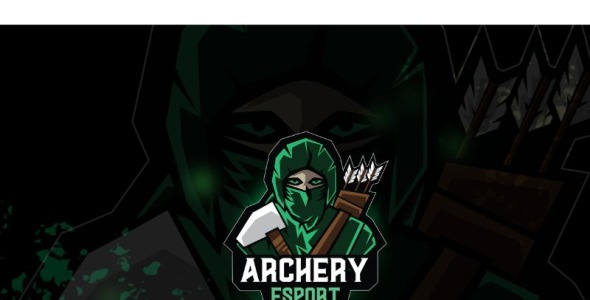 Шаблон логотипа на тему графика