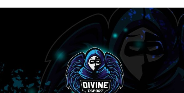 Шаблон логотипа на тему графика