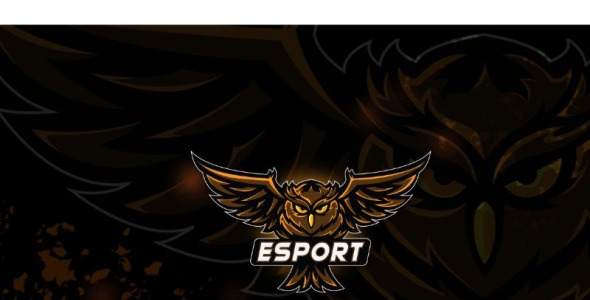 Шаблон логотипа на тему графика