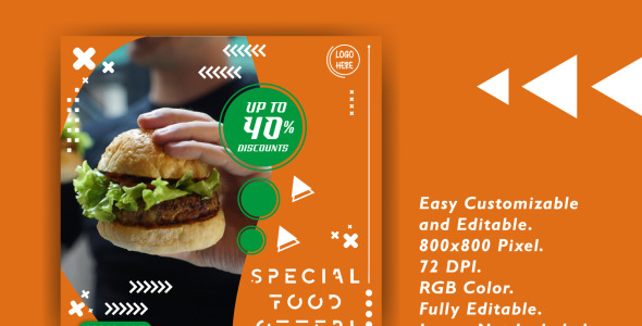 Шаблон для соцсетей на тему графика