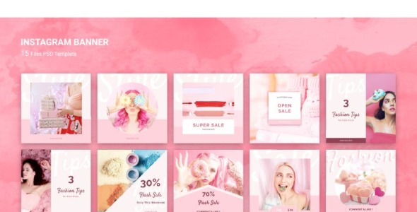 Шаблон для соцсетей на тему графика