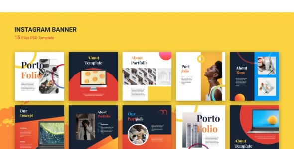 Шаблон для соцсетей на тему графика